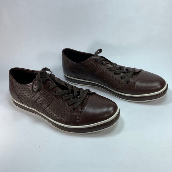 Kenneth Cole "Right On Cue" brown sneakers, Sz 8.5 - Picture 4 of 11